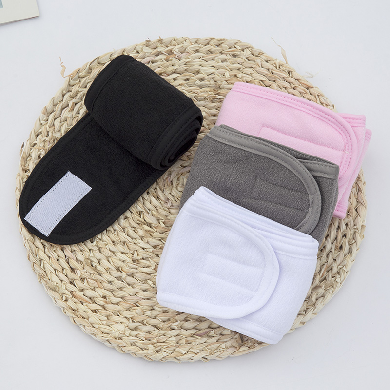 Banda para la cabeza para mujer, diadema ajustable para SPA, Yoga Facial, maquillaje para baño, banda para el cabello para lavado de cara, toalla suave, accesorios de maquillaje para el cabello