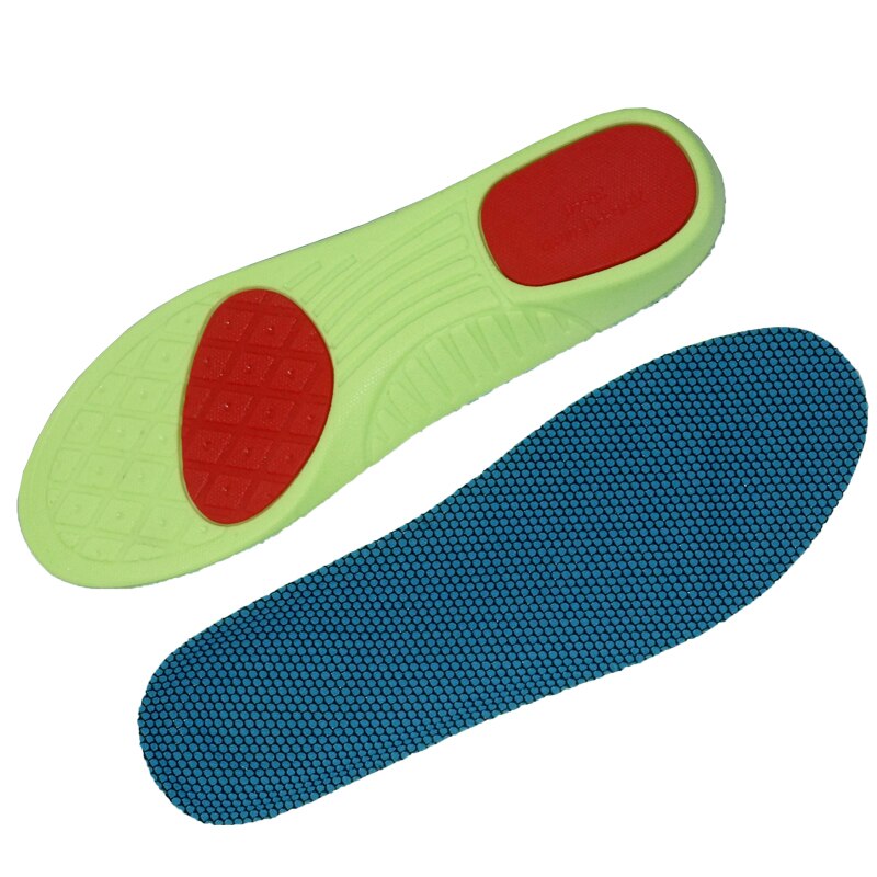 Plantillas elásticas de goma Eva para hombre y mujer, zapatos transpirables, con función deportiva, almohadillas para zapatos: Azul / 35-36