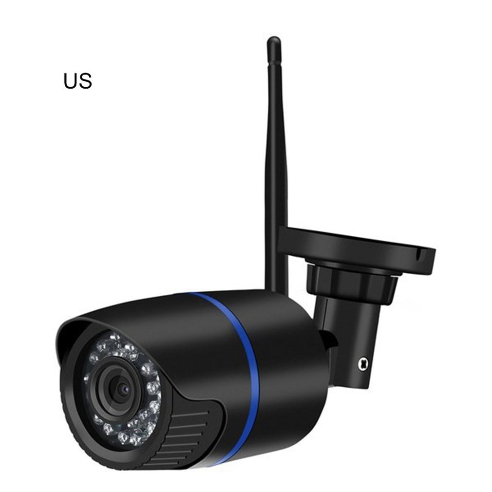 HD kabellos CCTV Kamera Sicherheit System Video Überwachung Bausatz drinnen Und draussen Wasserdicht Wifi Kamera Mit Netzteil: 1080P Schwarz uns