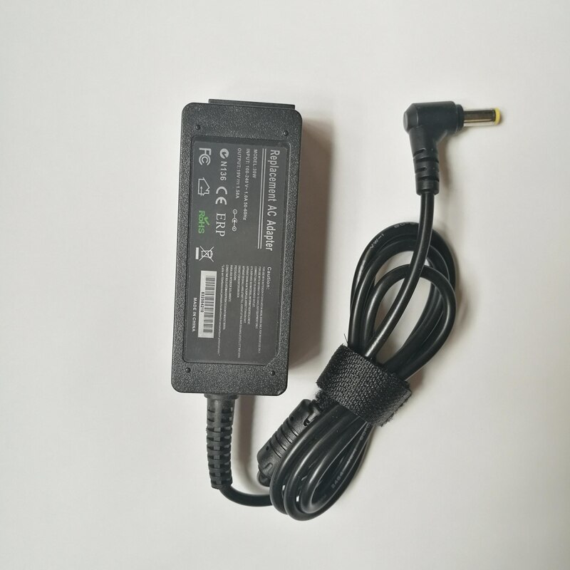 19V 1.58A 5.5*1.7mm AC Adapter Charger for Acer Aspire One AOA110 AOA150 ZG5 ZA3 NU ZH6 D255E D257 D260 A110 Power Supply
