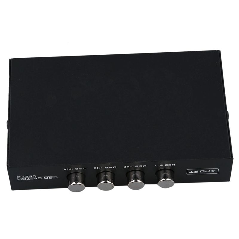 Newest Mini 4 Ports USB Printer Scanner Sharing Share Switch Splitter Box Hub