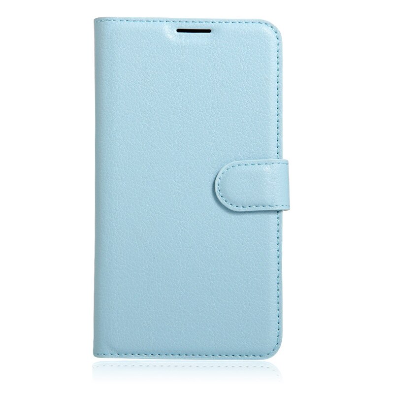 Para Huawei Honor 5C cartera caso cubierta del cuero del tirón PARA EL Huawei Honor 5 C 5C 5,2 TPU Shell Euro teléfono caso las cocas: Fingerprint Hole / Blue