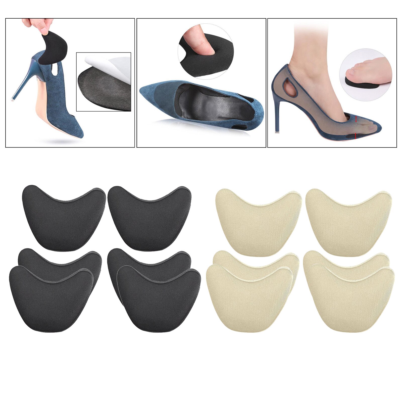 3 Pairs Teen Inserts Voor Schoenen Te Grote Schoen Inserts Schuim Teen Filler Schoen Monteurs