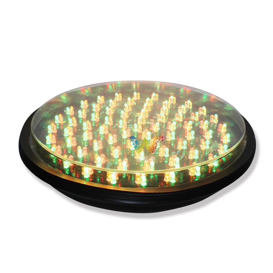 DC12V common positive mix red yellow green 200mm LED traffic signal lamp