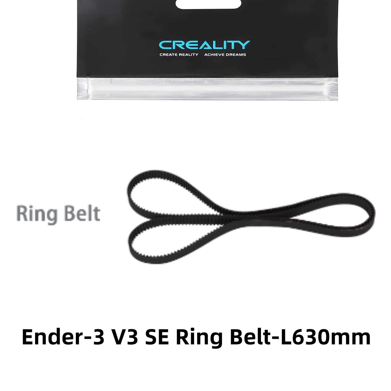 Creality Ender-3 V3 SE X+Y-axis and Ring Belt Rubber Black 2GT W6×L630 Original 3D Printer Accessories: Blue