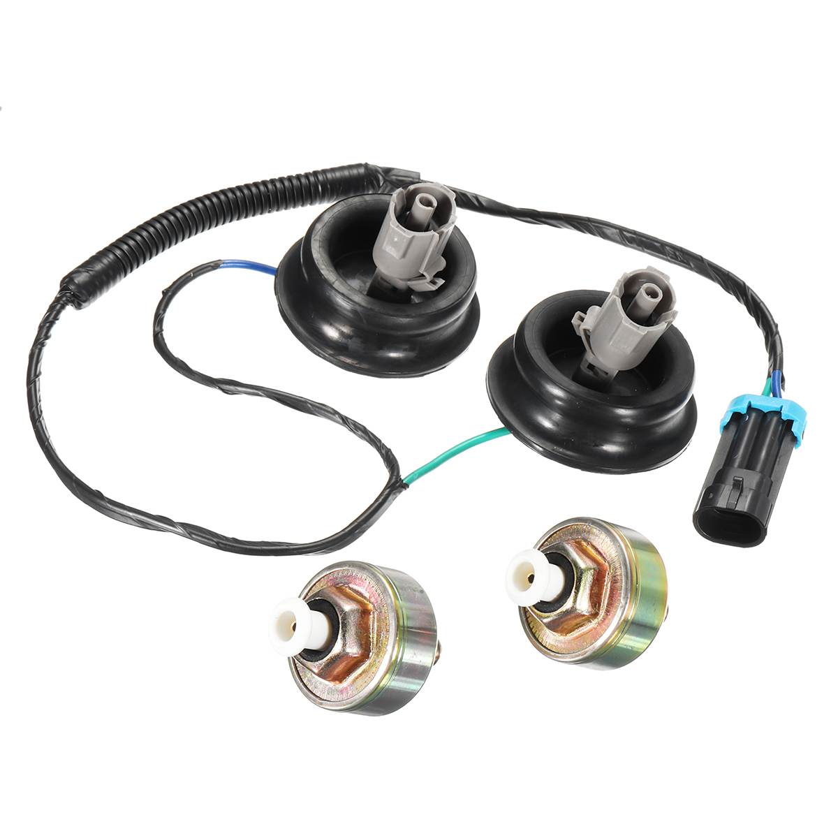 Knock Sensor Harness Connectors Pair Kit For Chevrolet Express Silverado 1500 2500 3500 HD Classic GMC Sierra For Cadillac