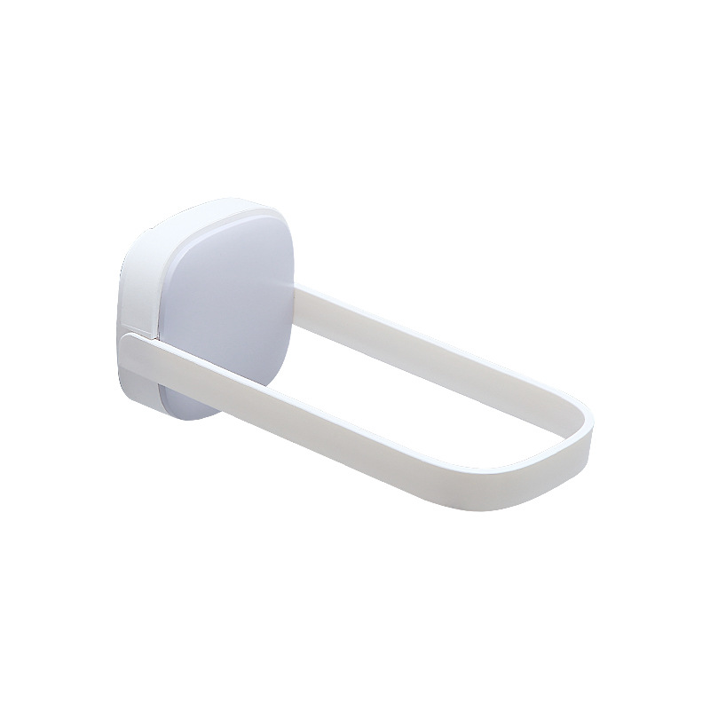 Foldable Clothes Hanger Hook Wall Sticking Storage Rack Hangers for Saving Space In The Cloest Kitchen Bathroom Storage Rack: white gray