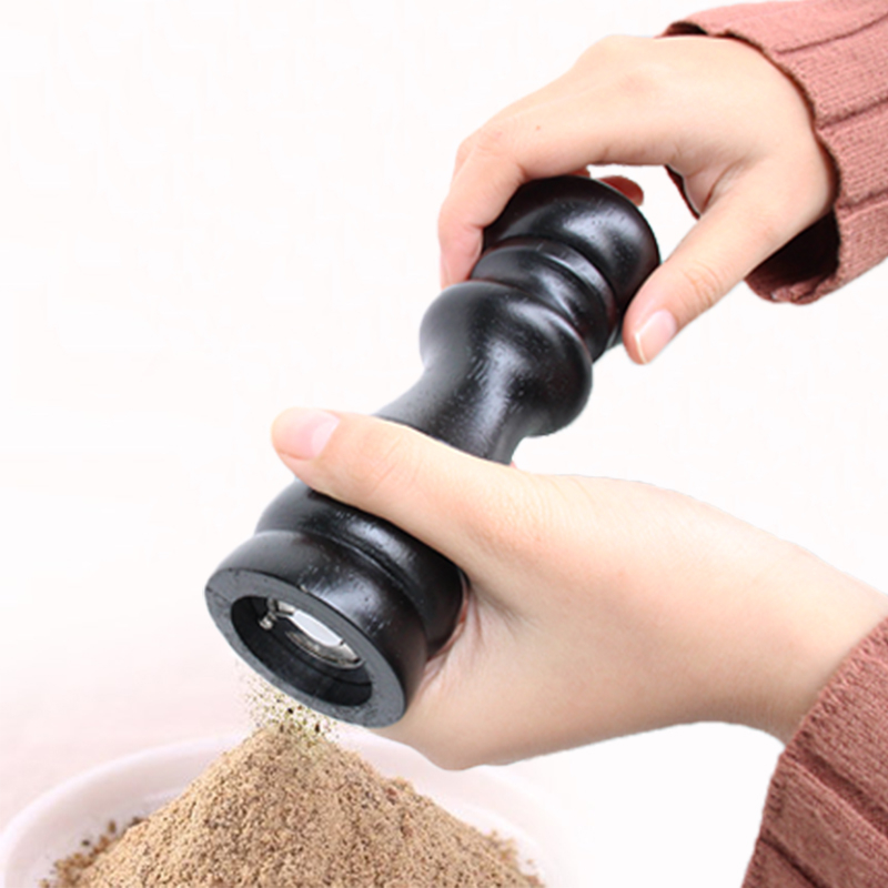 Molinillo de cerámica para sal y pimienta, molino de especias sólido ajustable, molinillo de condimentos para el hogar, herramientas de cocina, suministros para barbacoa, 1 ud.