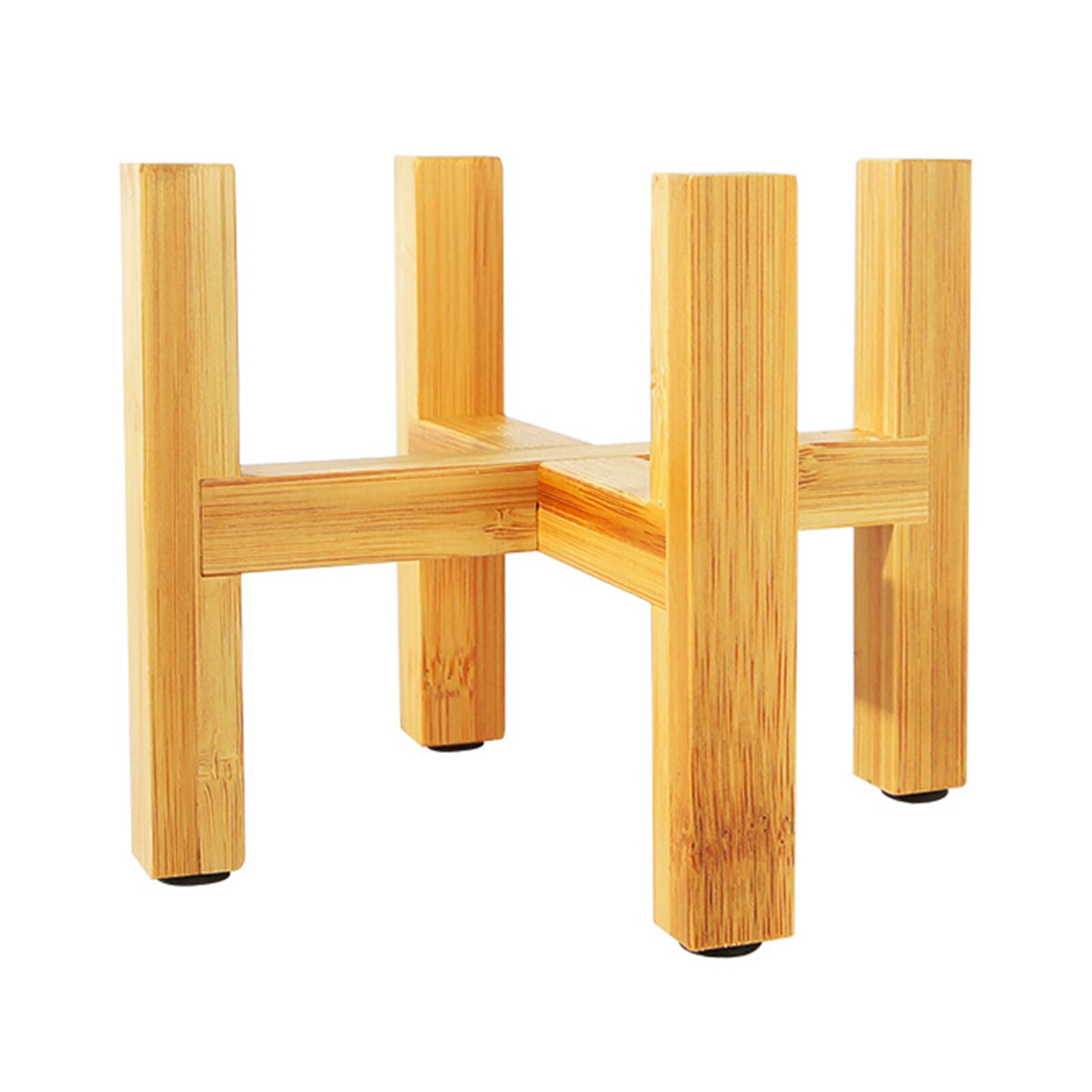 Wooden Plant Stand Durable Flower Pot Holder Home Decor: L