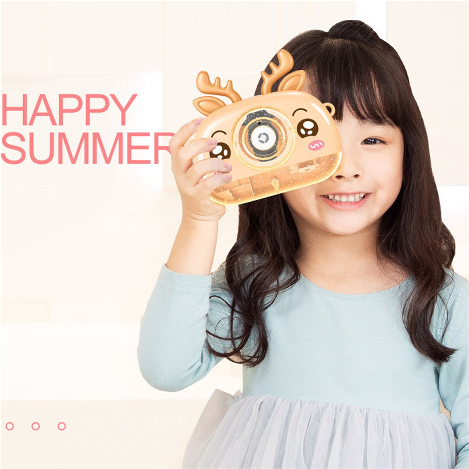 Kinderen Cartoon Dieren Camera Bubble Machine Speelgoed Elektrische Speelgoed Buitensporten Waskolf Maker Voor Kids Zeep Blow Bubbels