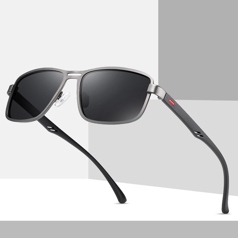 Ultralight TR90 Polarized Sunglasses Men Women Driving Square Style Sun Glasses Male Goggle UV400 Gafas