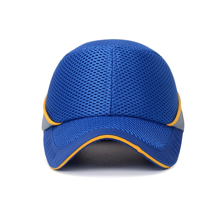 Arbejdssikkerhed bump cap baseball hat stil net klud hi-viz anti-kollision hård hat hjelm hovedbeskyttelse reparation