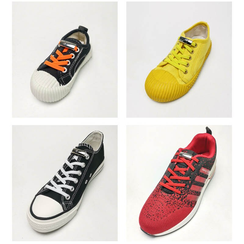 Lacci magnetici elastici 1 secondo chiusura lacci creativi rapidi senza lacci lacci per scarpe bambini adulti Unisex lacci per scarpe Sneakers lacci per scarpe