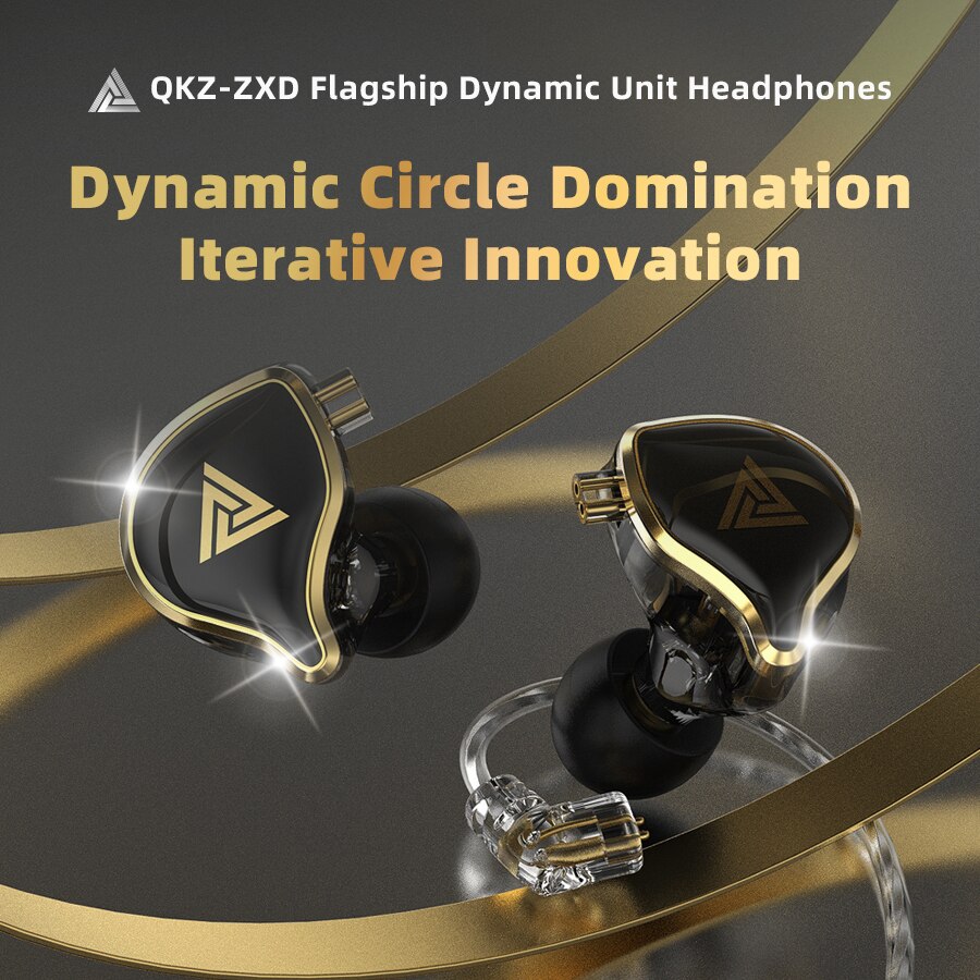 QKZ ZXD CRN EDX PRO Dynamic Earphones HIFI Music Sport Earbuds In Ear Earphones Sport Noise Cancelling Headset DQ6 ZS10PRO