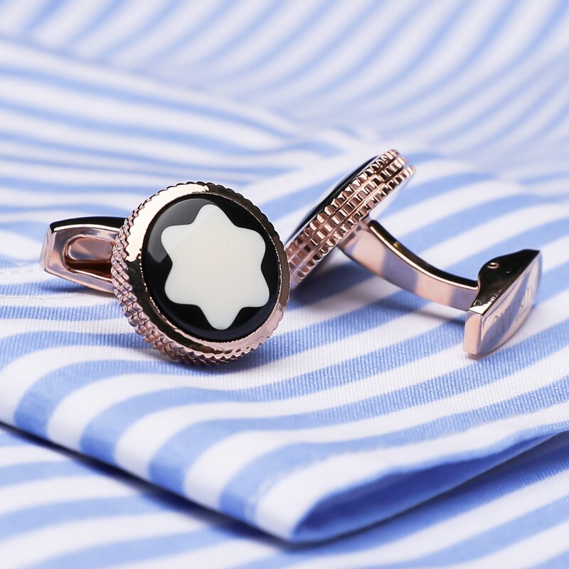 DUGARY Luxury shirt cufflinks for men's Brand cuff buttons cuff links round wedding Jewelry