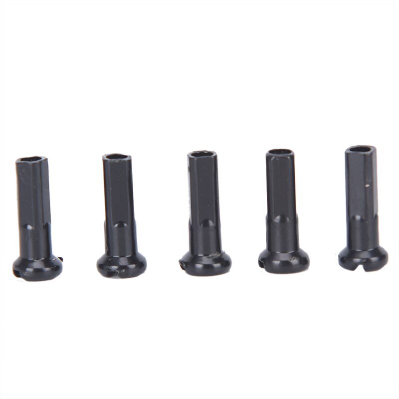 72 Pcs Multicolor Alloy Bike Wheel Spoke Nipples Mountain Bike Cycling Spokes Nipples For Bicycle Wheel 1.5cm x 0.6cm: Black