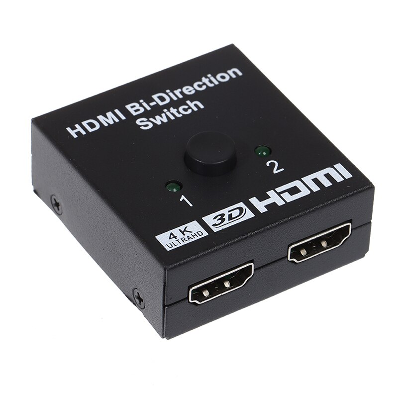 4K Hdmi Switch 2 Poorten Bi-Directionele 1X2/2X1 Hdmi Switcher Splitter Ondersteunt ultra Hd 4K 1080P 3D Hdr Hdcp