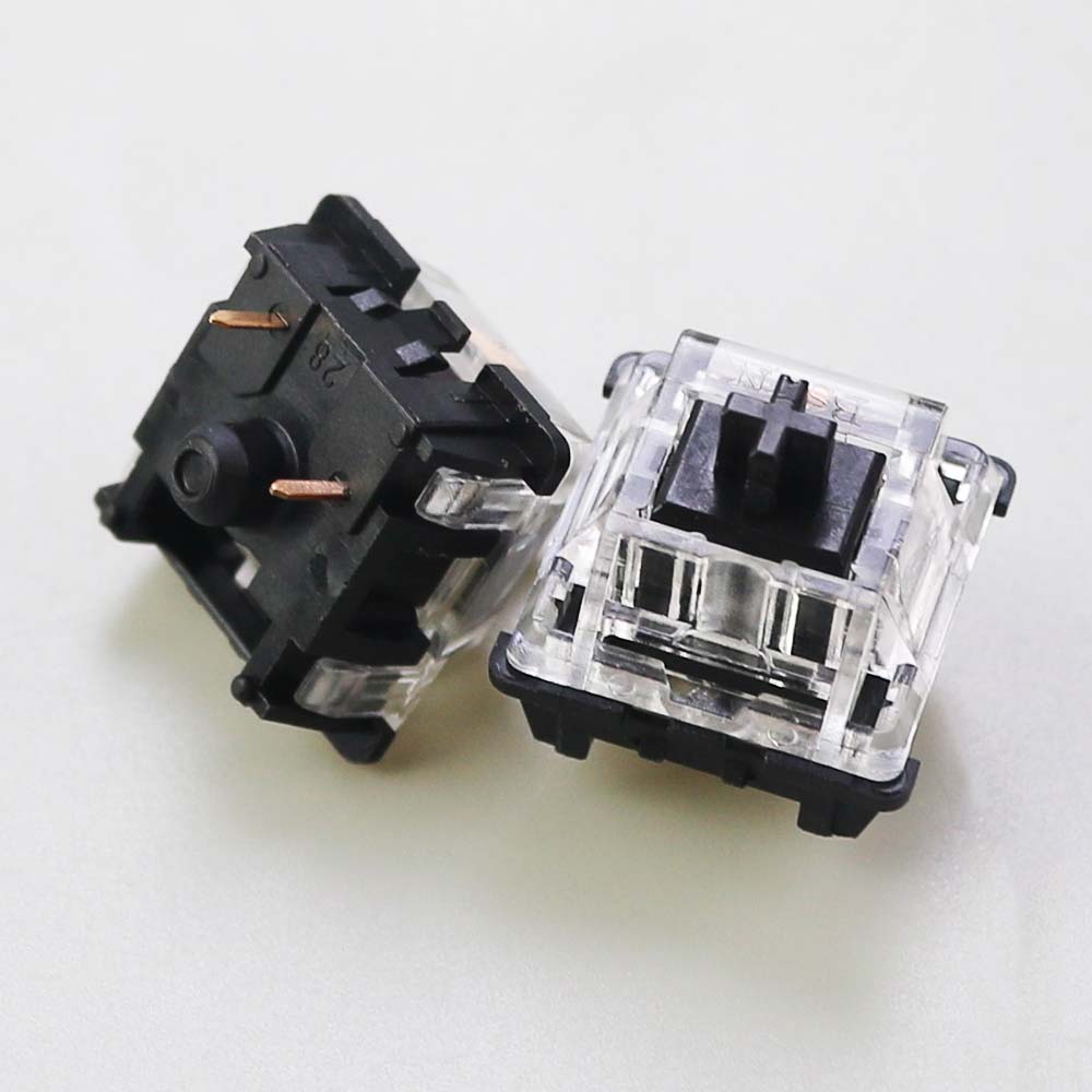 BSUN Switches Mechanical Keyboard Black Blue Brown Red Key Switch For CIY Sockets SMD 2pin Thin pins Compatible with MX switch: Brown