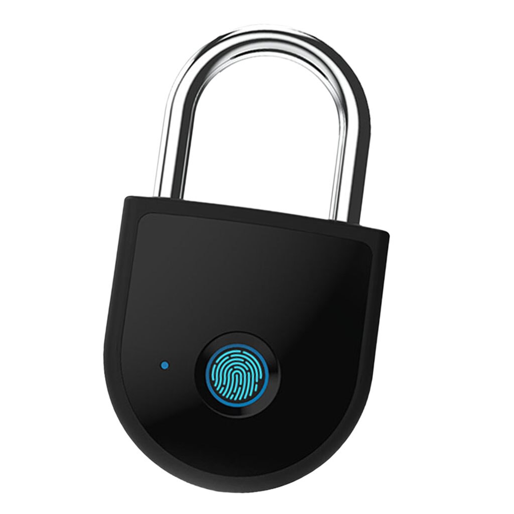 Fingerprint Padlock Smart Bluetooth Biometric Lock Quick Access Keyless Support APP
