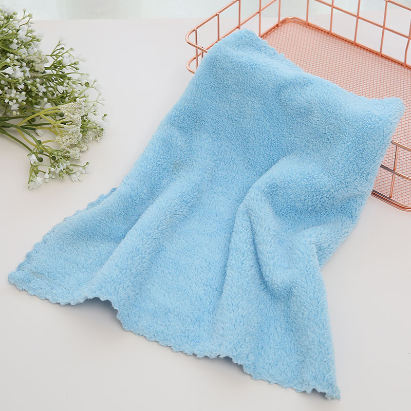 5Pcs 30X30cm Microfiber Gezicht Handdoeken China Zachte Superabsorberende Handdoek Kleine Keuken Handdoek Sneldrogende Multipurpose Handdoeken: blue