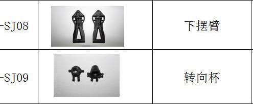 FUNTEK 1/12 Coche Desert TRUGGY DT12 GRE RC Car spare parts Lower swing arm / steering cup: set1