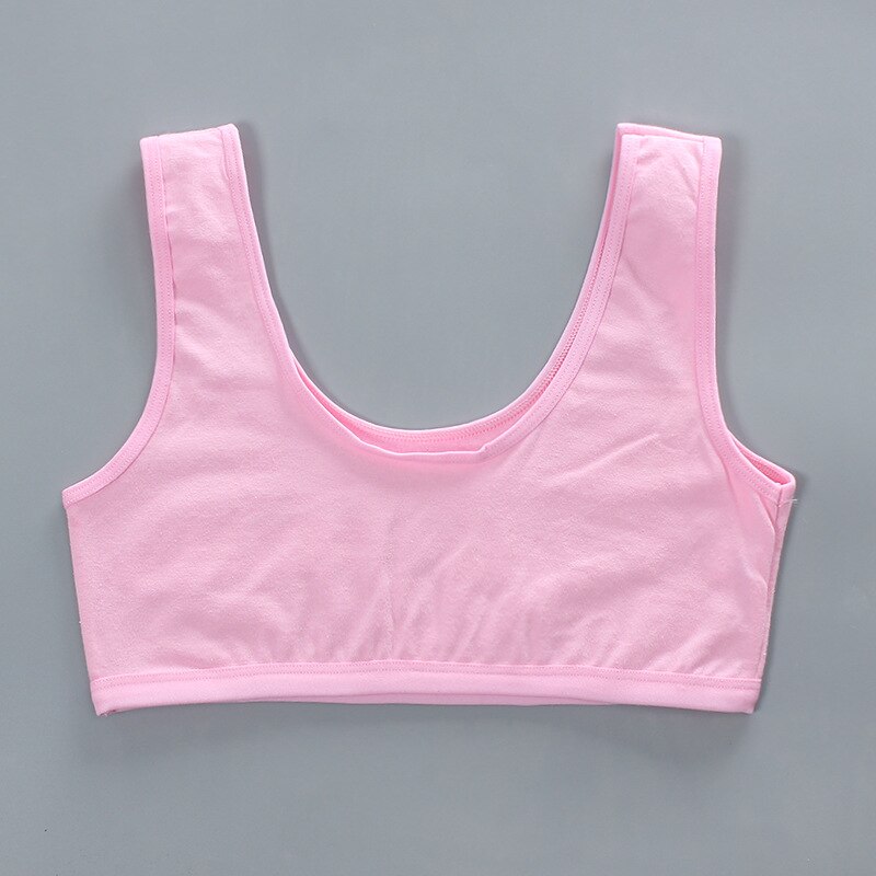 10PC Bra for Girls 12Year Old Teen Crop Top Smile Printed Bra Children Sport Training Bras 8-14 10 Kids Vest Underwear Puberty