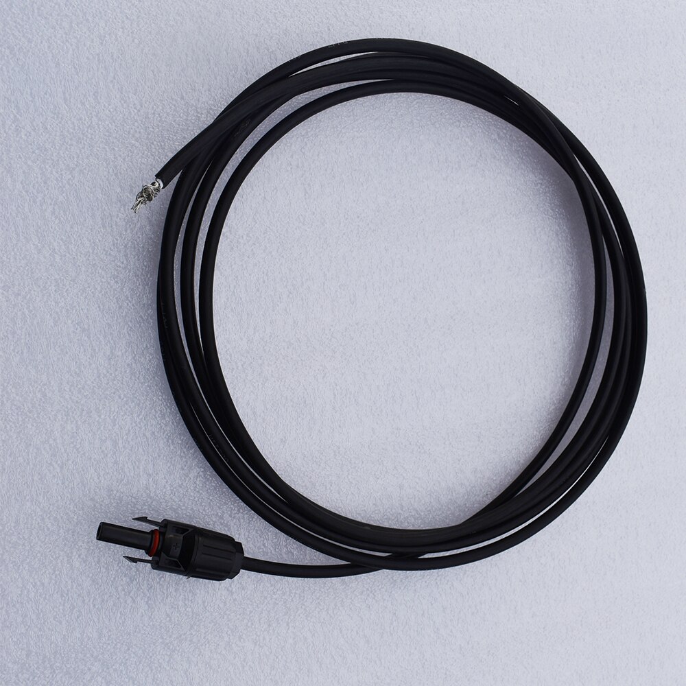 13AWG 1 Pair Solar Panel Extension Cable Copper Wire Black and Red with for Connector Solar PV Cable