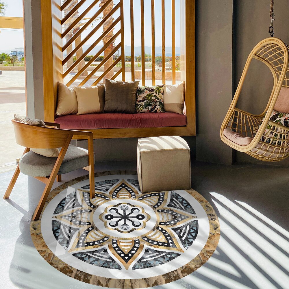 Corridor aisle living room entrance renovation floor stickers waterproof and anti-fouling ground decoration tile stickers