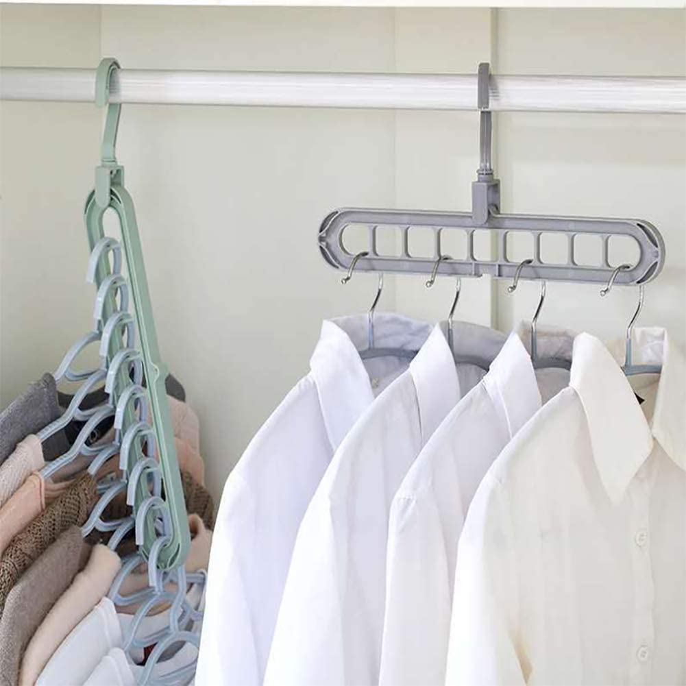 Clothes hanger organizer Space Saving Hanger multi-function folding magic hangers drying Racks Scarf clothes Storage