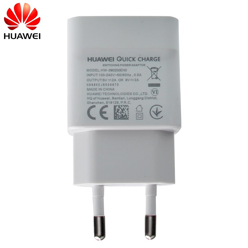 Huawei Original Charger 5V/2A Fast Charging 9V/2A For Huawei P8 P9 Plus Lite Honor 8 9 Mate10 Nova 2 2i 3 3i Original Charge: Only 9V2A Charger