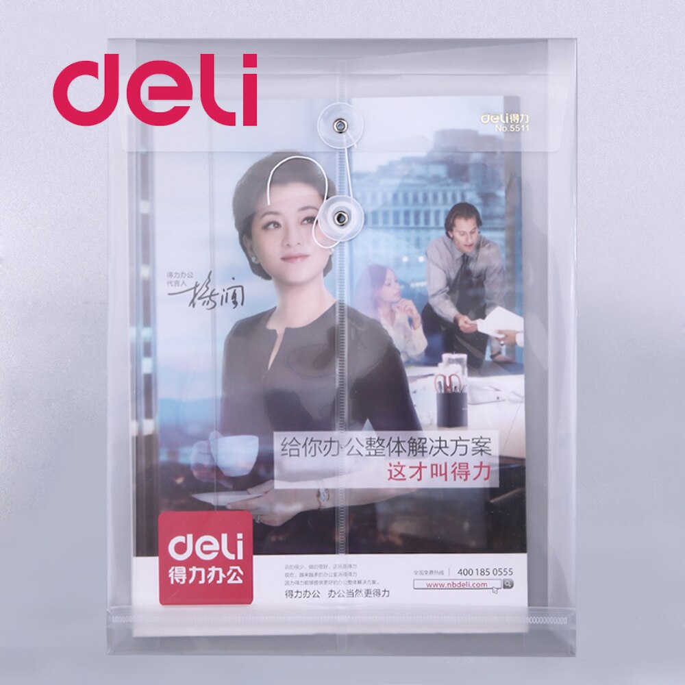 10 Transparent File Bag A4 Thicken Document Snap Bag Card Bills Clips Production Data Storage Folder Waterproof Plastic