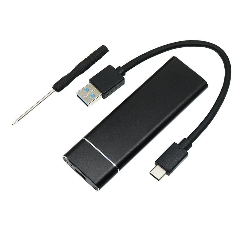 M2 zu USB 3,1 Typ C SSD festplatte Kasten Adapter M.2 USB 3,1 Rollenmaschinenlinie Typc Externe Gehäbenutzen fallen für NGFF B schlüssel 2230 2242 2260 2280: USB3.0-Typec