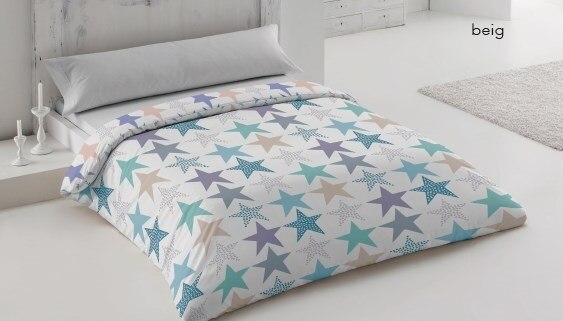 Edredon nórdico ESTRELLAS Cama 90, 105 - REVERSIBLE