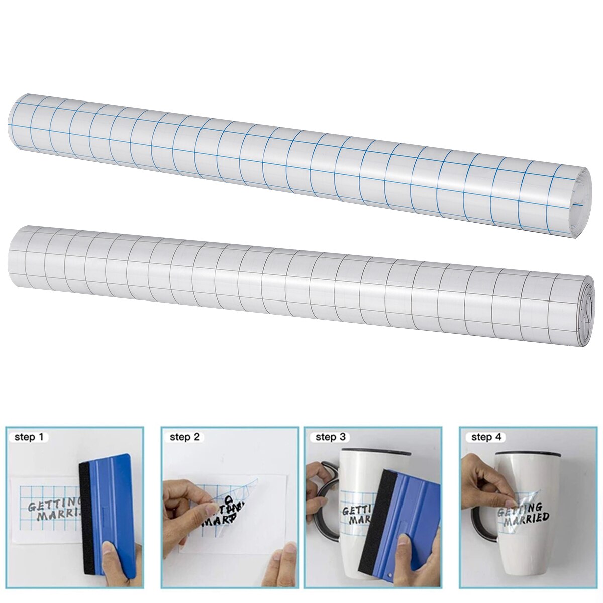 Rollo De Cinta De Transferencia Transparente De 12 X 100 Pi. | Envío Gratis