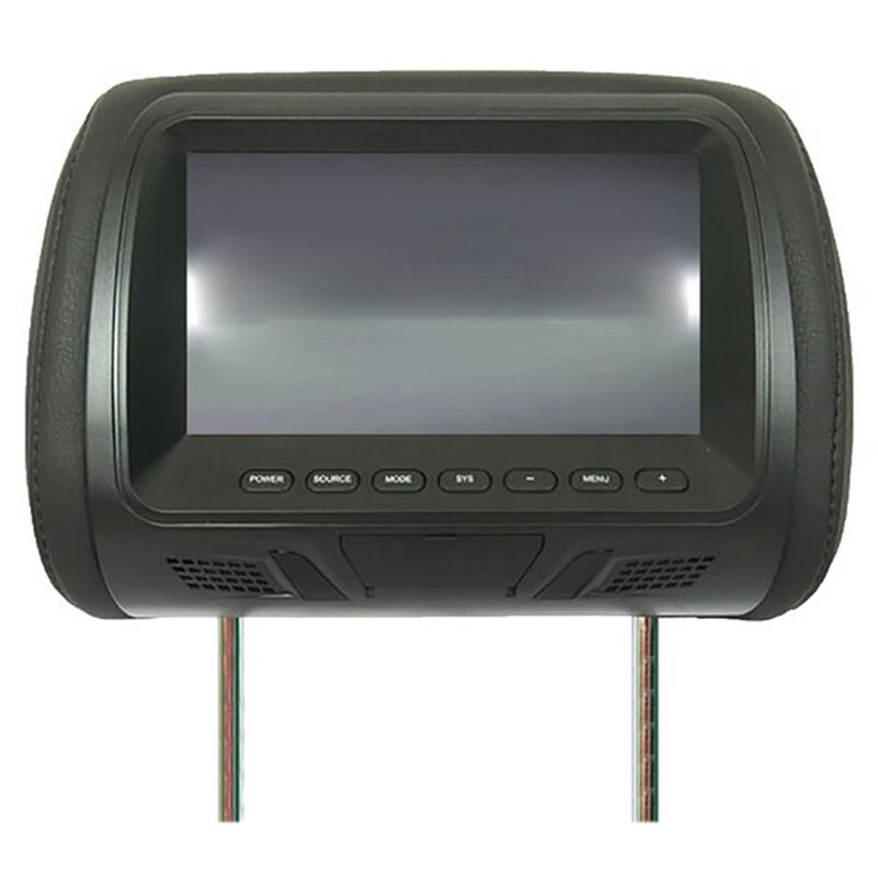 7 Inch 800X480 Pixels Car Headrest Monitor LED Digital Sn MP4 MP5 Player USB TF Rear Seat Entertainment