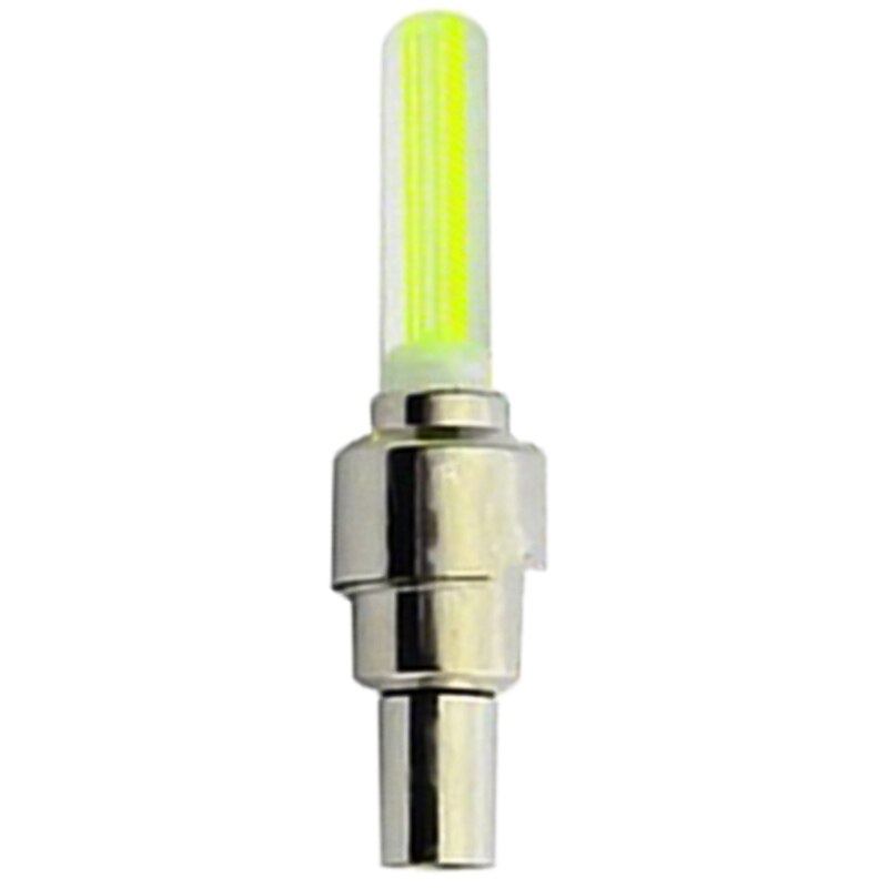 2Stck Fahrrad Motorrad LED-leuchten Reifen Rad Ventil Kappe Licht-Auto Reifen Ventil Kappen Luft Abdeckung Reifen Felge ventil Rad Stengel Deckel: YW