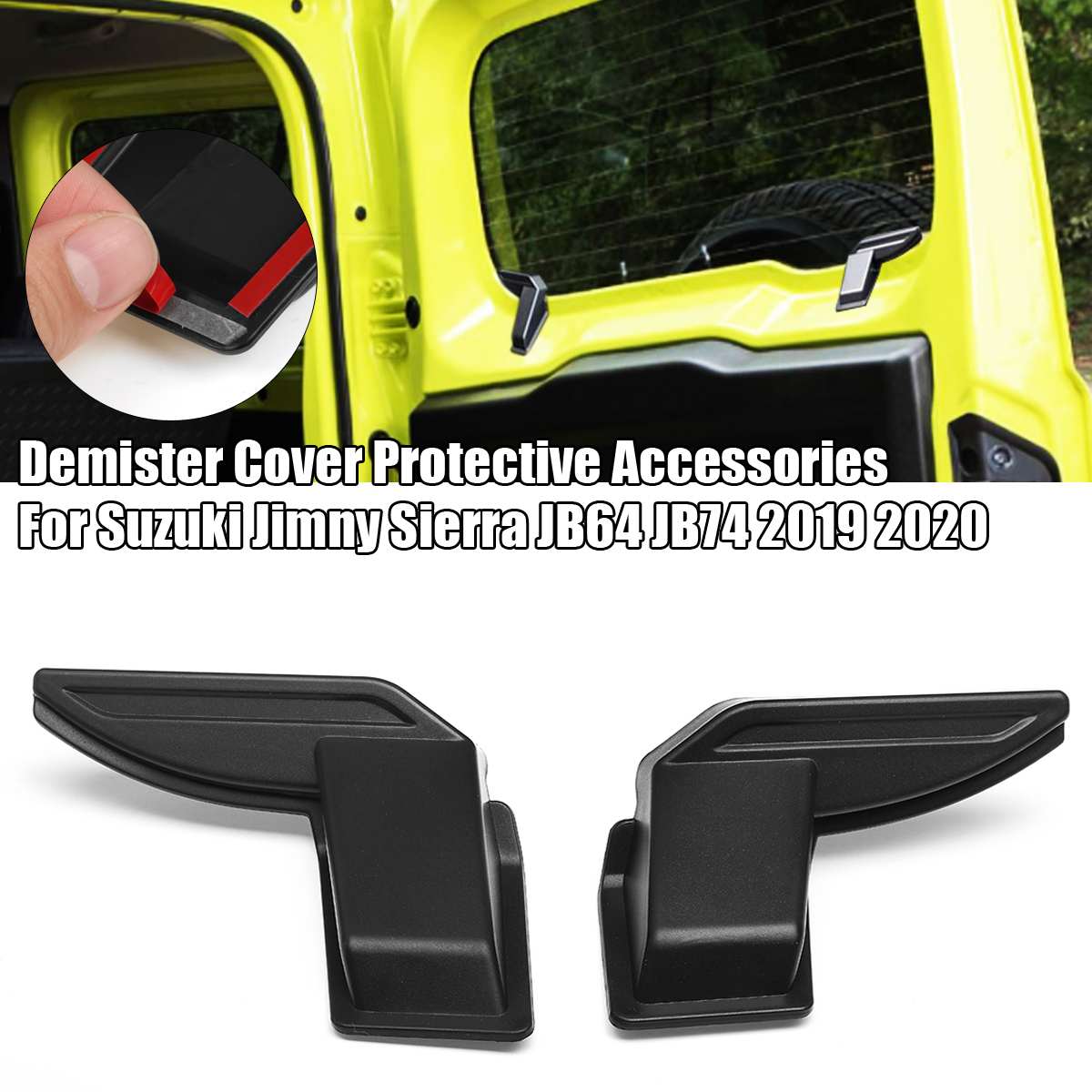 2 Stuks Auto Achter Voorruit Verwarmd Defogger Cover Beschermhoes Shell Voor Jimny Abs Auto Interieur Accessoires Auto Refit