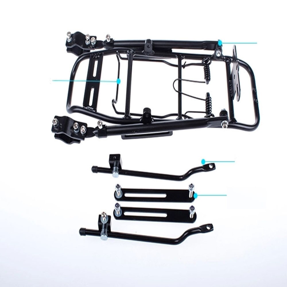Rear Rack Almost Universal Adjustable Bike Cycling Cargo Luggage Carrier Rack Heavy Duty