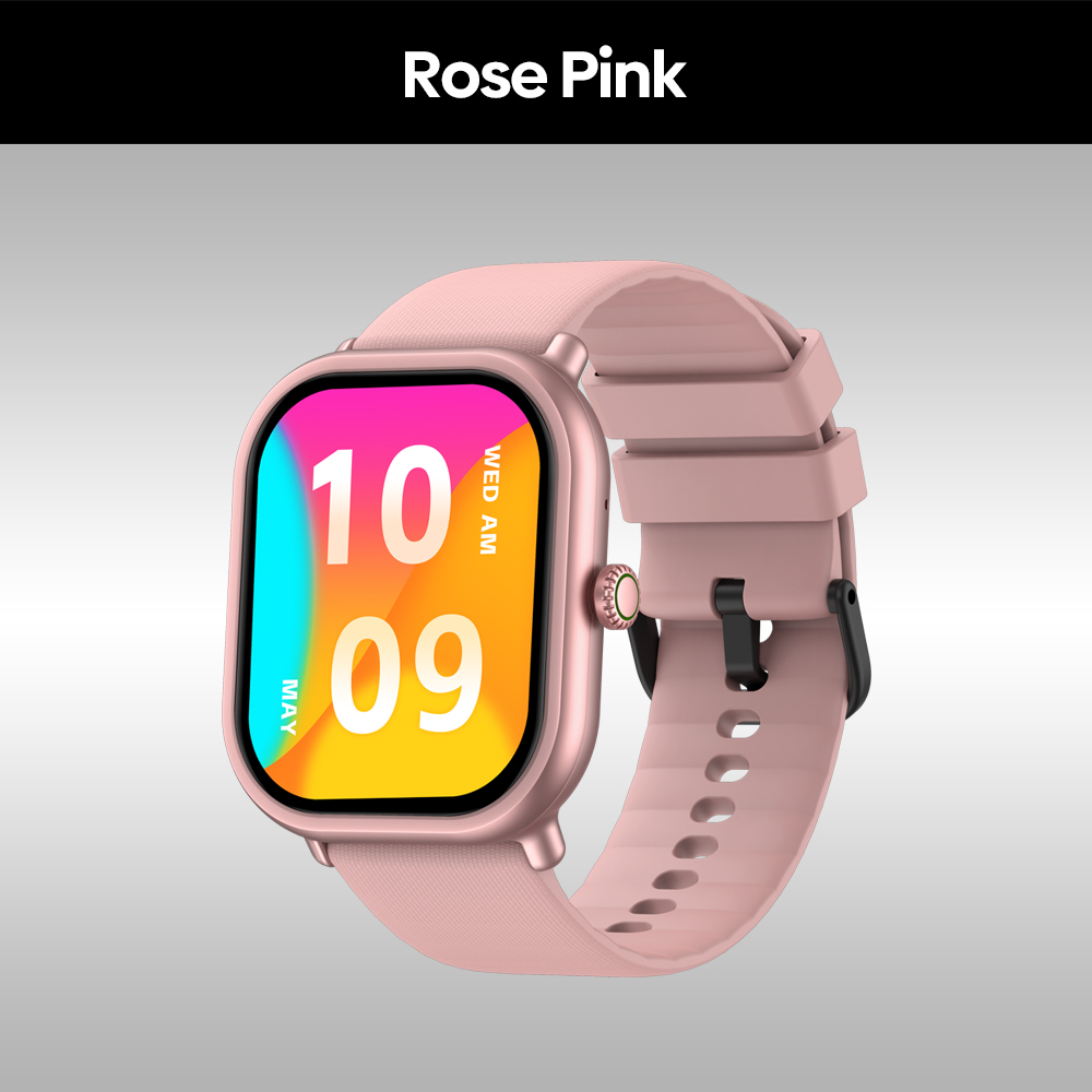 Zeblaze-Montre intelligente GTS 3 Pro, Ultra-grand écran HD AMOLED, Appel vocal HiFi, Suivi de la santé et de la condition physique, Smartwatch,: Rose