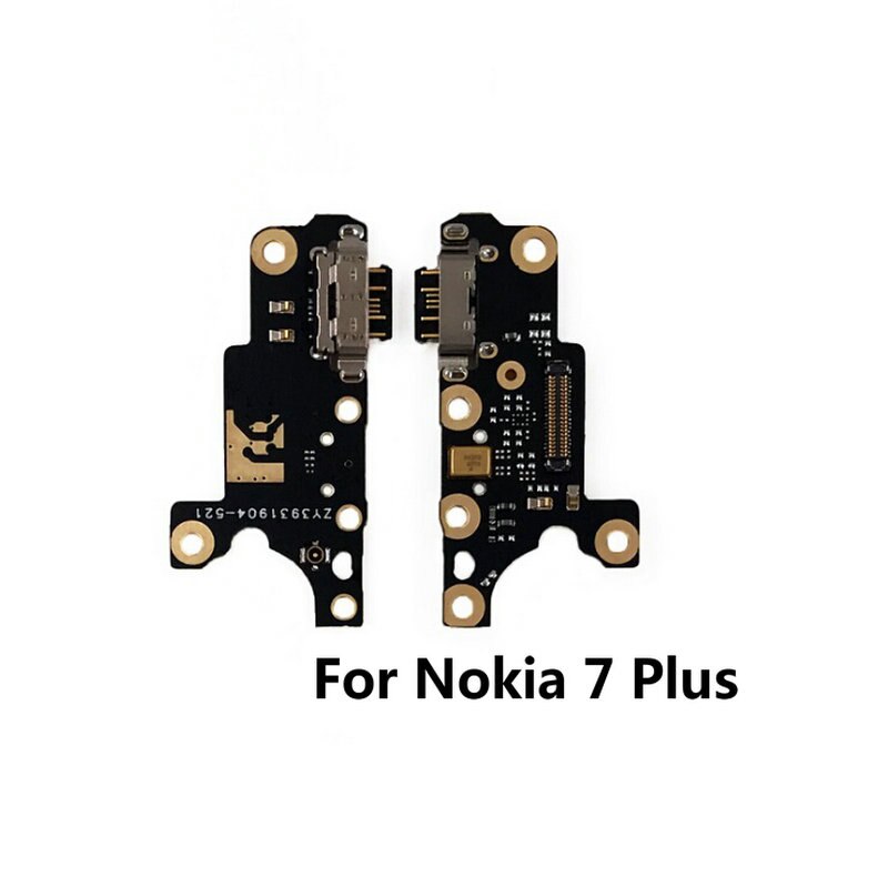 USB Lade-Port Dock Jack Connector Aufladen Bord Flex Mit Mikrofon Für Nokia 3 3,1 2 2,1 5 5,1 6 7 Plus 7 Plus 8 X5 X6 X7: For Nokia 7 Plus