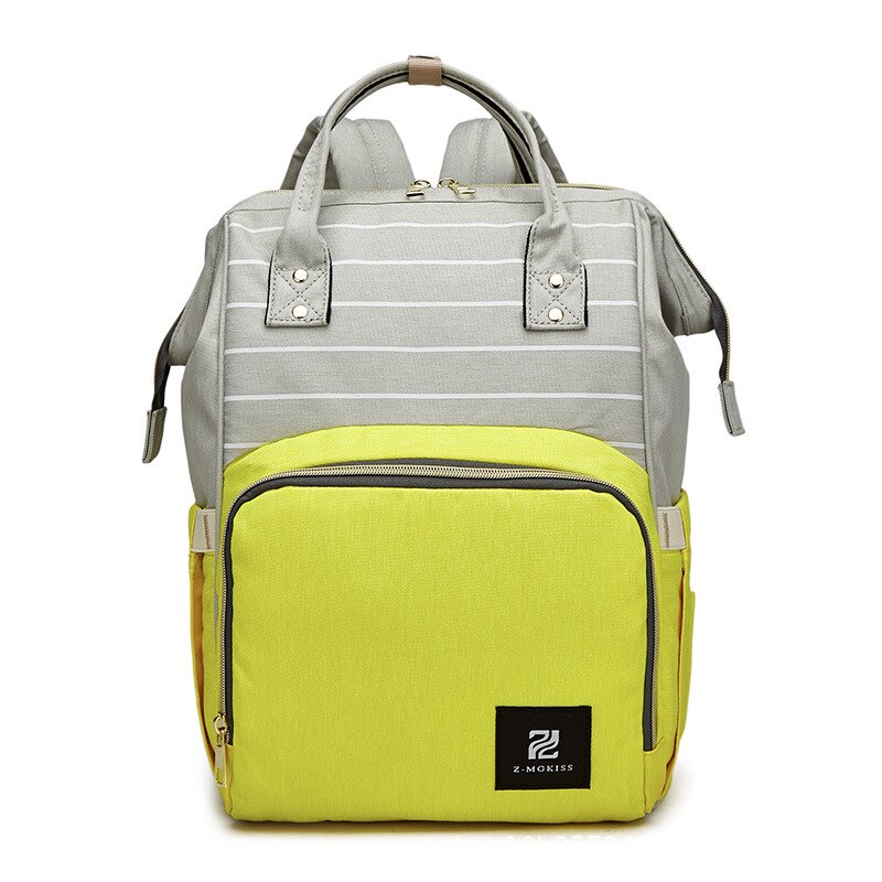 Ort der Herkunft von Waren Hand Rucksack Oxford Tuch Wasserdichte MOTHER'S Tasche Multi-funktionale nai fen bao Koreanische-stil Str: Yellow Spell Greyish White