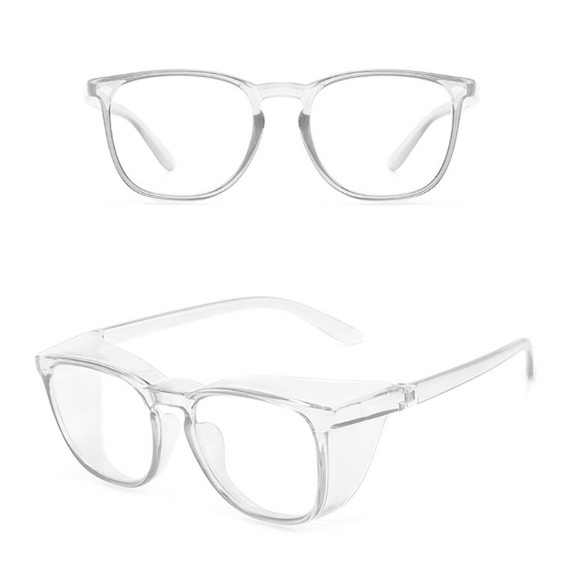 Vented Safety Goggles Clear Eye Protection Anti Fog Glasses Protective Anti Dust Eyewear Lab Workplace Outdoor Riding H051