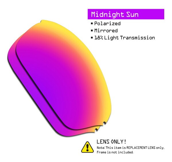 SmartVLT Polarized Replacement Lenses for Oakley Half Wire 2.0 Sunglasses - Multiple Options: Midnight Sun