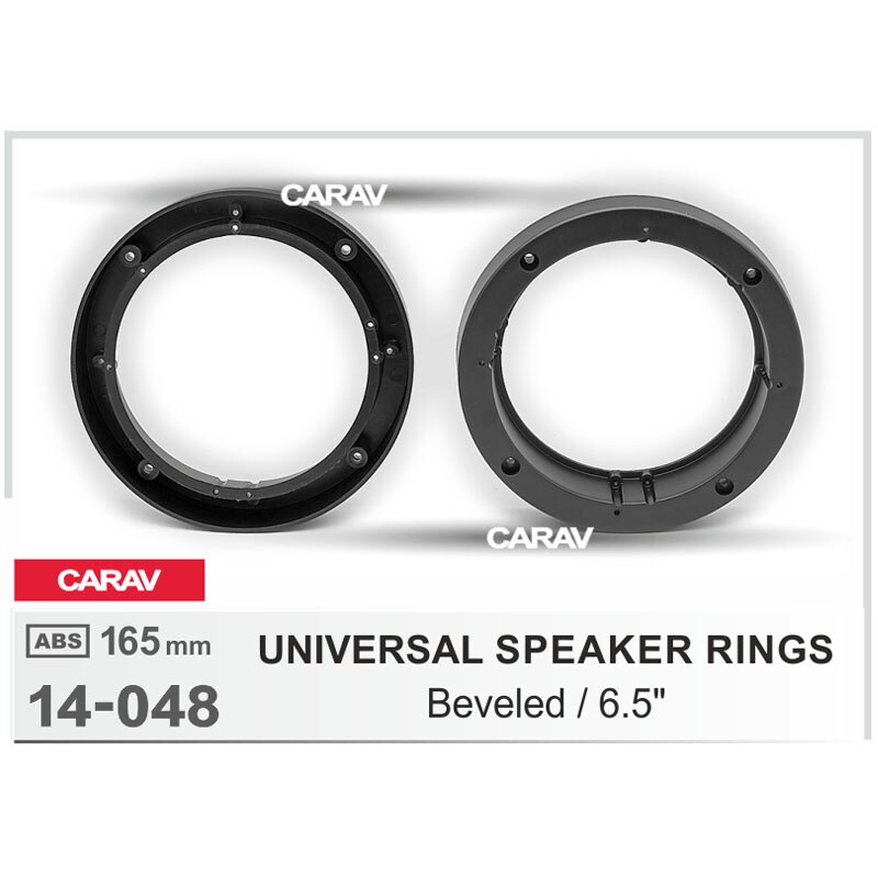 2 stks/set Universele Auto Speaker Adapter Beugel Plaat ABS Automobiles Speaker Beugel voor UNIVERSAL CARAV 14-048