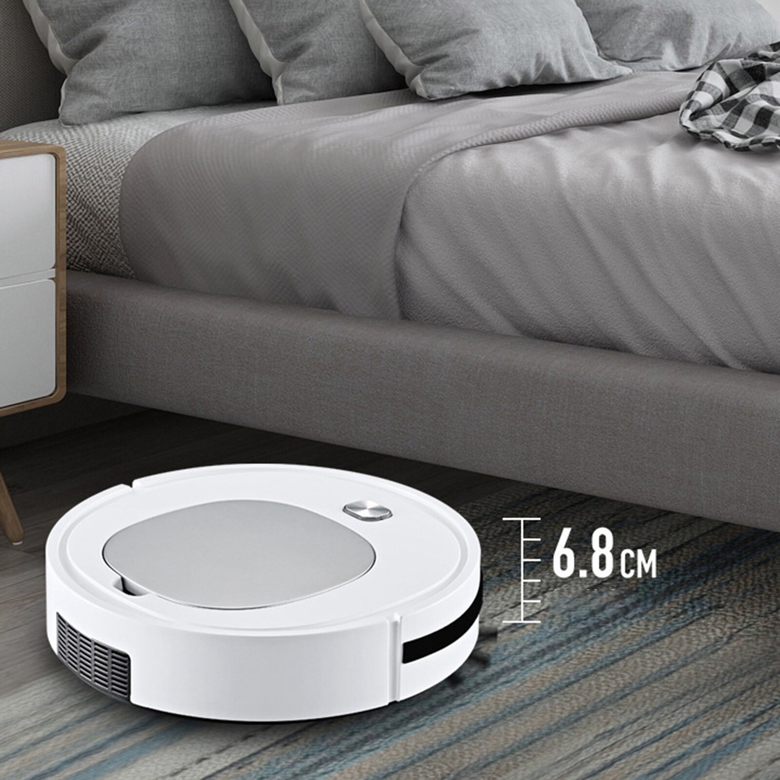 Smart Robot Vacuum Cleaner Multifunctional USB Auto Cleaning Pet Hair Vacuum Intelligent Floor Cleaning Robot