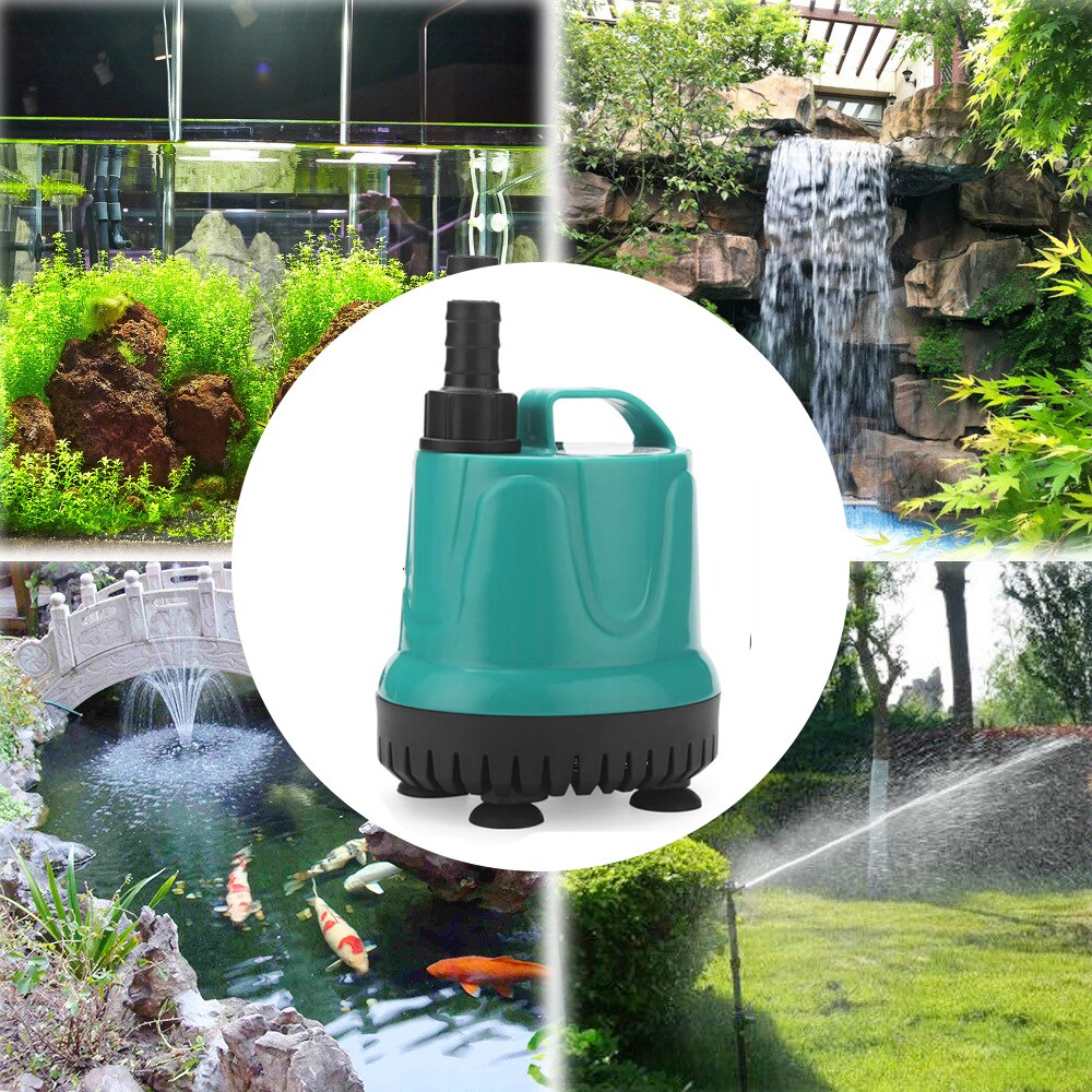 Aquarium waterverversingspomp bodemfilter mestpomp voor tuinfontein aquarium dompelbare bodemzuigwaterpomp 5w-90w