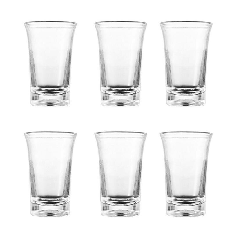 5 Shot Glass Dispenser Liquor Dispenser Caddy Portable Dispenser Party Bar Accessories Drinking Games Glass Dispenser: 6pcs transparent