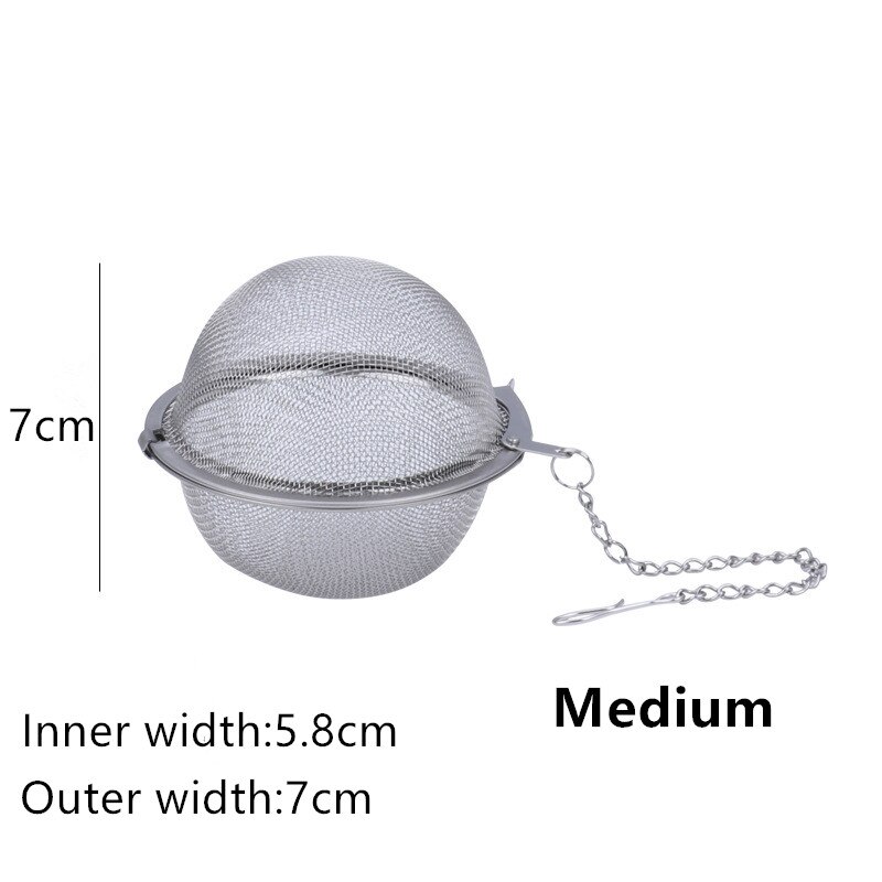Stainless Steel Tea Infuser Sphere Locking Spice Tea Ball Strainer Mesh Infuser Tea Filter Strainers Kitchen Tools theezeef