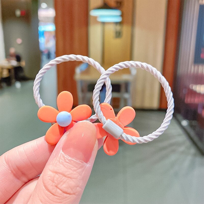 10 ks/sada dojčenské doplnky gumičky do vlasov pre deti elastické gumičky do vlasov detská čelenka pre dievčatko zaväzovací krúžok na hlavu scrunchie