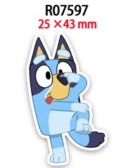 Bluey Australia Cartoon Planar Resins For Bow Hair Handamde Earring Decor Material 30pcs/lot R0759 R0760 R0761: R07597